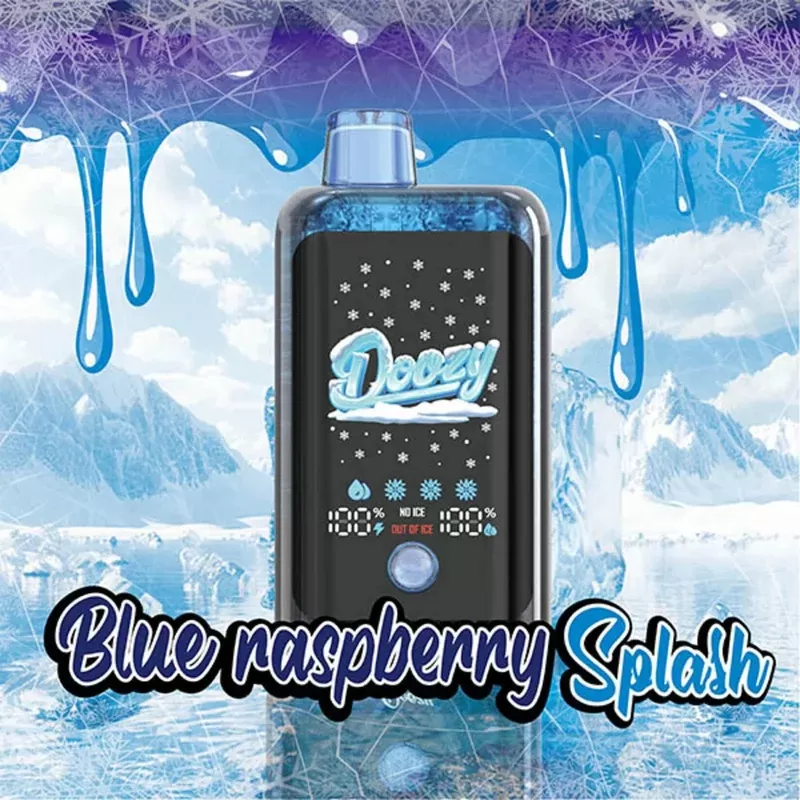 DOOZY ICE CUBE 40K Disposable Vape – Blue Raspberry Splash