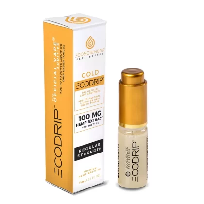 CBD ECODRIP 14.5mg 7ml GOLD - One 450mg CBD Cartridge, Two 450mg CBD Cartridges