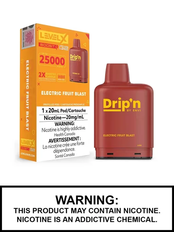 Electric Fruit Blast Drip’n Level X Boost G2 Pods
