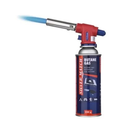 Silver Match multipurpose torch – Gas attachment - Attachment set with 220g gas