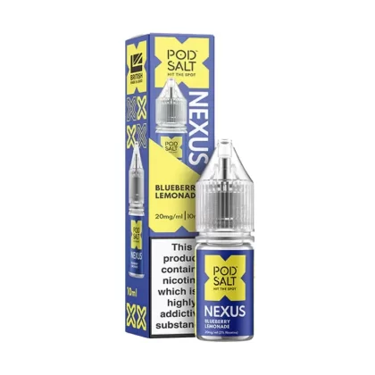 Pod Salt Nexus Blueberry Lemonade Nic Salt Vape Juice - 20mg