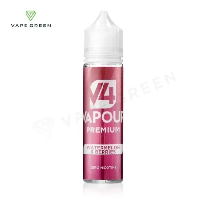 Watermelon & Berries Shortfill E-Liquid by V4 Vapour 50ml