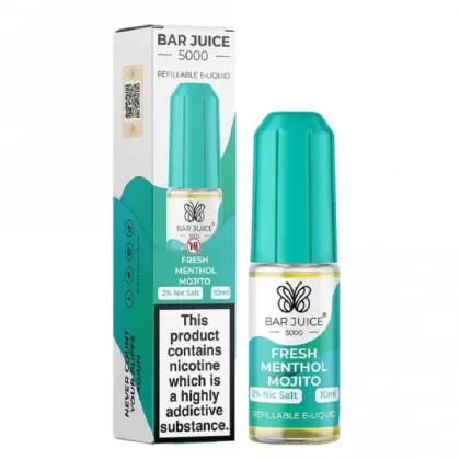 Bar Juice Fresh Menthol Mojito Nic Salt E Liquid (10ml)
