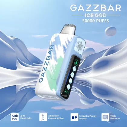 Gazzbar Ice God 50000 50K Adjustable-Ice Disposable Vape
