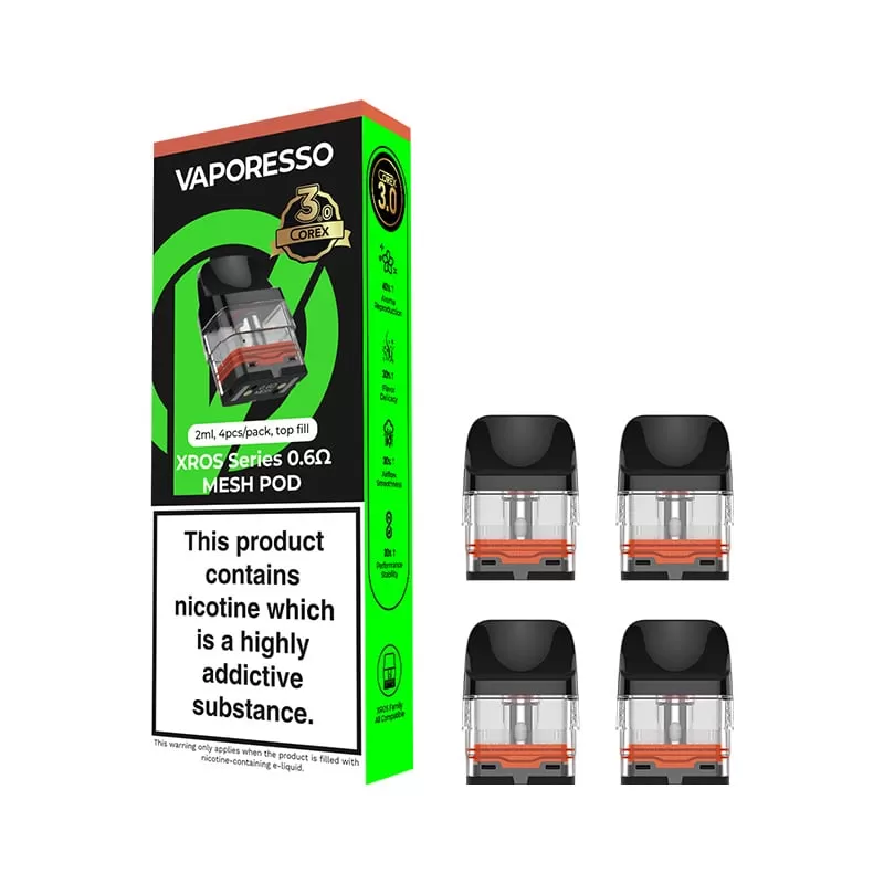 Box Of 10 – Vaporesso Xros Corex 3.0 Replacement Pods 2ml - Vape Co - Image 3