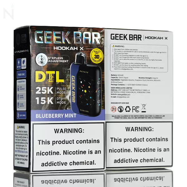 Geek Bar Hookah X 25K 25000 Puffs Disposable - Image 3