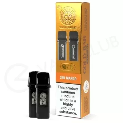 24K Mango Gold Bar Reload Prefilled Pod