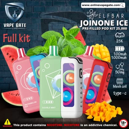 ELF Bar JoinOne Ice Disposable Pre-filled Pod Kit - Kiwi Passionfruit Guava (Device) / 50 mg
