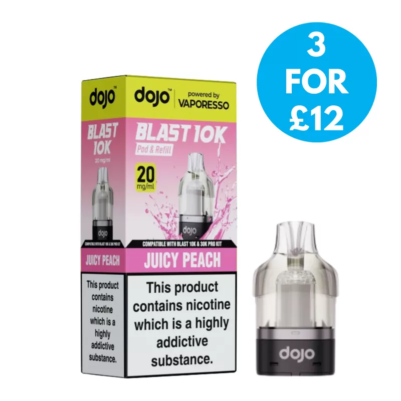 20mg Vaporesso Dojo Blast 10k/Dojo Blast 30k Refill Pack - Vape Co