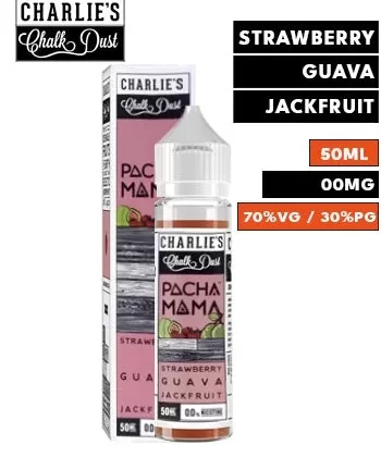 Strawberry Guava Jackfruit Shortfill eLiquid by Pacha Mama 50ml - 00mg / 50ml