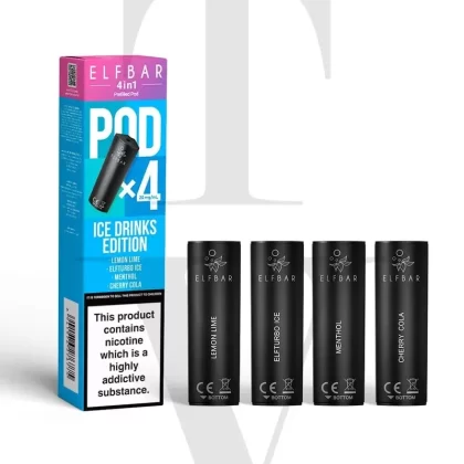ELFBAR 4IN1 PRE-FILLED PODS (PACK OF 4) 10 X MULTIPACK