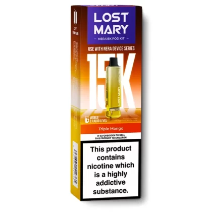 Triple Mango Nera 15K Refill Pods by Lost Mary - 20 mg/ml