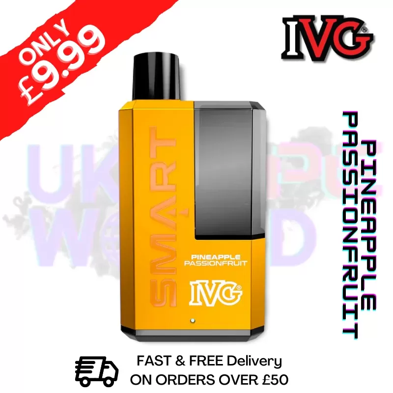 Pineapple Passionfruit IVG 5500 Smart Disposable Kit – ONLY £9.99