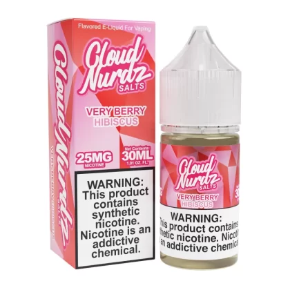 Cloud Nurdz Salts Very Berry Hibiscus eJuice - Vape Product; Vape Product, Vape Product