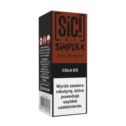 Liquid SIC! NIC 8ml 18mg Cola Ice – Simplex