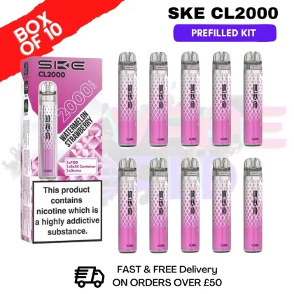 Watermelon Strawberry SKE CL2000 Kits Box Of 10 – £39.99