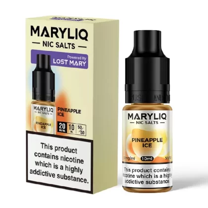 Pineapple Ice Maryliq Nic Salt E-Liquid by Lost Mary