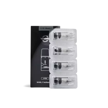 Uwell Whirl F Replacement Pods - Refillable Cartridge, 1.2Ω, 2mL, 4-Pack