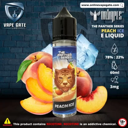 Peach Ice - The Panther Series Ice Elqiuid by Dr. Vapes - 3 mg / 60 ml
