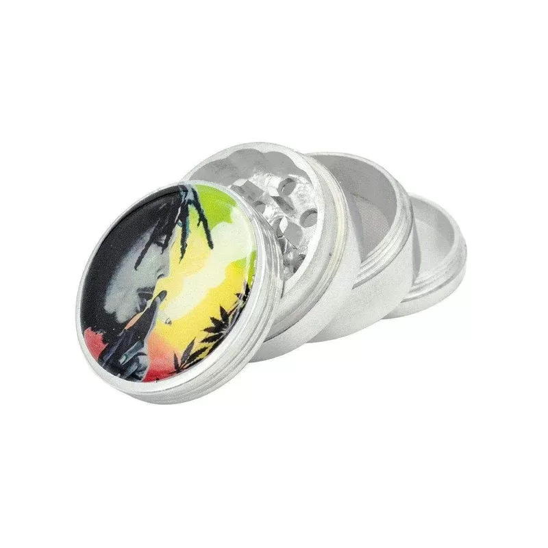Marley Metal Herb Grinder – 4 Parts