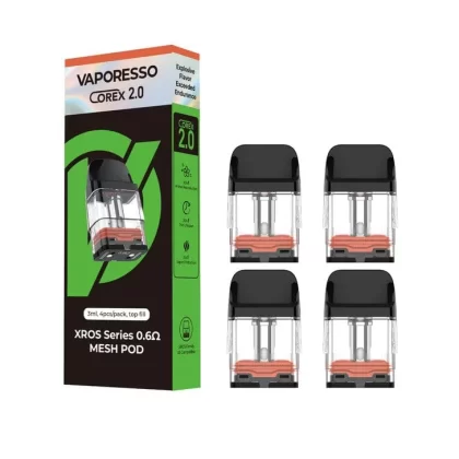 Vaporesso COREX 2.0 XROS Series Mesh Pod 3ml (Pack Of 4) - Eightvape
