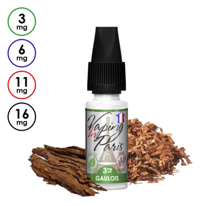 Vaping in Paris – Gaulois (6mg, 11mg Nicotine) 10ml LV