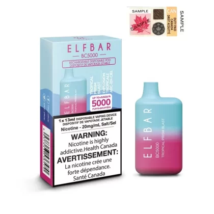 ELF BAR 5000 – TROPICAL PRISM BLAST