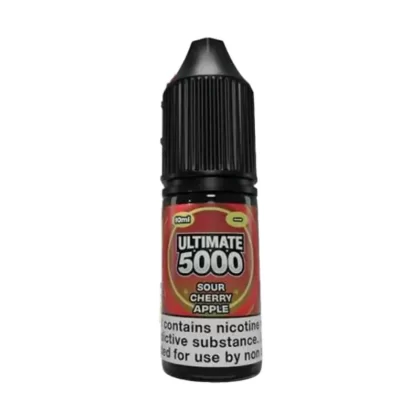 Sour Cherry Apple Saltnic vape Juice by Ultimate 5000 - 10 Pack - Strength 10mg
