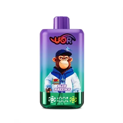 UOR Twins 80000 Puffs 80K Vape Double Flavors - Random Flavors(Minimum 2 Pieces), Blueberry Raspberry And Love 66; 2-nicotine, 5-nicotine (54951A)