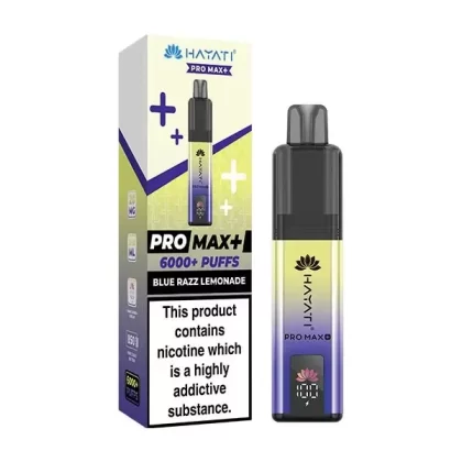 Hayati Blue Razz Lemonade Pro Max+ 6000 Prefilled Vape Kit
