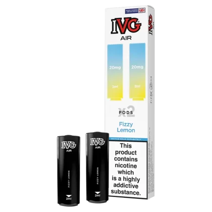 Fizzy Lemon IVG Air Replacement Pods - Vapeshop Co