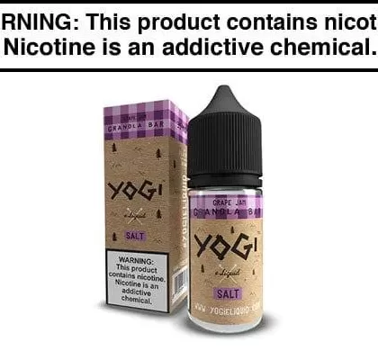 GRAPE JAM GRANOLA BAR BY YOGI SALT 30ML - Vapejuice