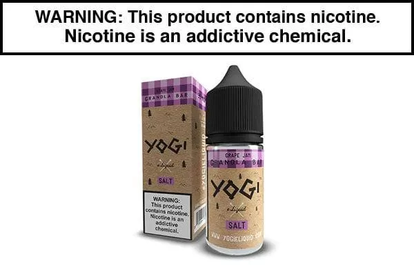 GRAPE JAM GRANOLA BAR BY YOGI SALT 30ML - Vapejuice