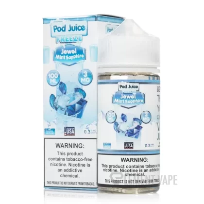 FREEZE Jewel Mint Sapphire – Pod Juice – 100mL