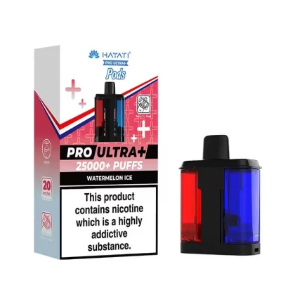 Hayati Pro Ultra Plus 25K Watermelon Ice Prefilled Pod + Refill - Ecigdepot