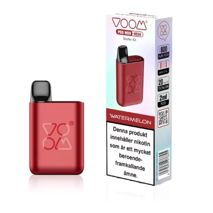 Voom Pod Mod Starter Kit – Watermelon Ink. – Pod System - VOOM / Yes / 20mg / 800