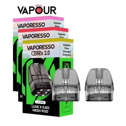 Vaporesso Luxe X Replacement Pods - 0.4ohm DTL Mesh