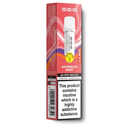Watermelon Burst SKE 600 Pro Pods - Ecigarettedirect Co
