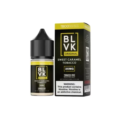 BLVK SALT - TBCO Series - Caramel (Sweet Tobacco) - 30ML E-Liquid
