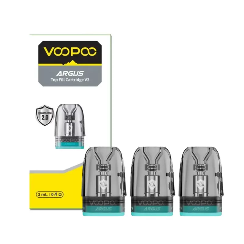VooPoo Argus V2 Replacement Pods - 0.4ohm - 2ml, 0.7ohm - 2ml - Image 2