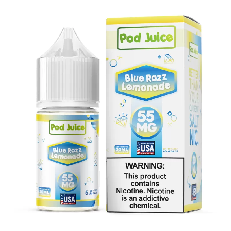Pod Juice - Blue Razz Lemonade - 30ML E-Liquid - 20MG