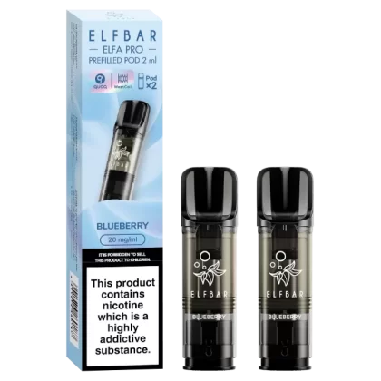 Blueberry Elfbar Elfa Pro Pods - 20mg - Vape Product (A54336)