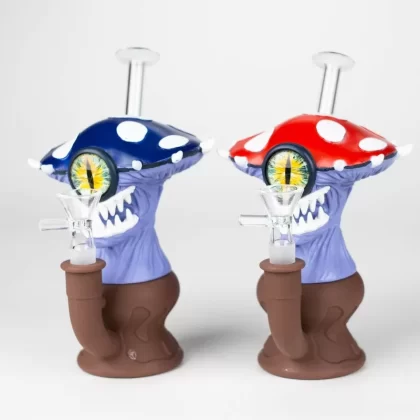 7.2″ Vinyl Mushroom Monster Water Pipe