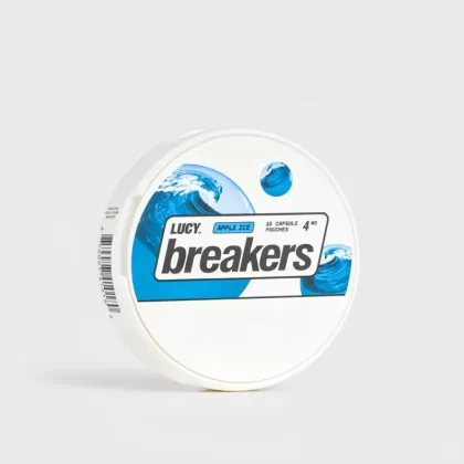 Lucy Breakers Nicotine Pouches – Apple Ice 15 Pouches - Vape Product, Vape Product (BBEE92)