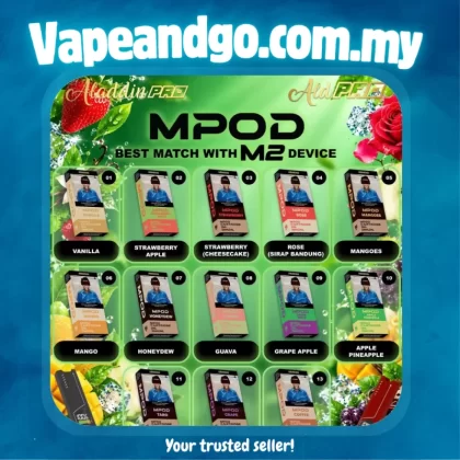 Aladdin Pro MPod 2ml Flavour Pod - Vanilla, Strawberry Apple (1D8734)