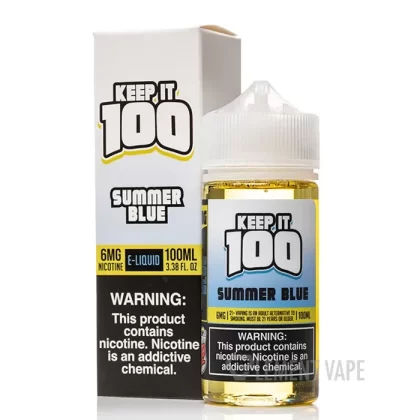 Summer Blue – Keep It 100 E-Liquid – 100mL