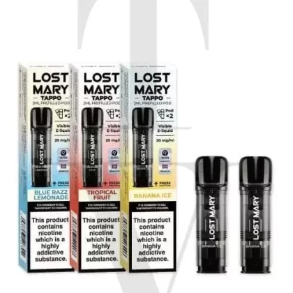 LOST MARY TAPPO PREFILLED E-LIQUID PODS – 2PK