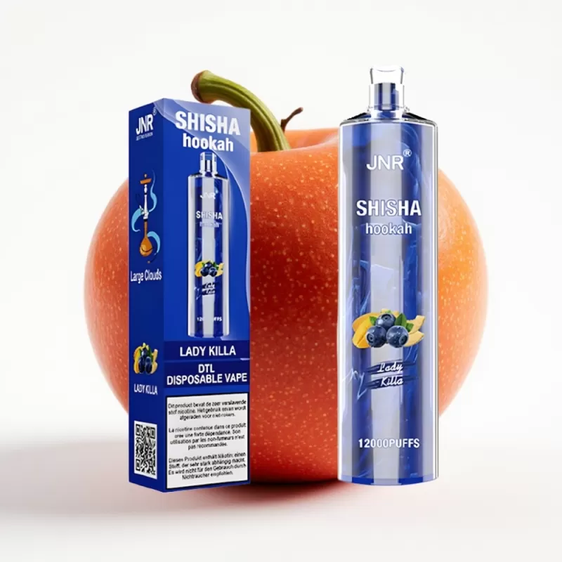 JNR Shisha Hookah 12000 Puffs Lady Killa 24ml 750mAh Tipo-C - Fumotvapemexico - Image 3