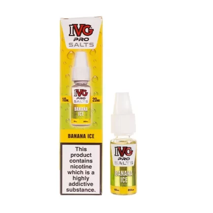 Banana Ice Nic Salt E-Liquid by IVG Pro Salts - 20mg