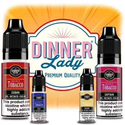 Dinner Lady Select Tobacco Nic Salt 10mg – 10ml E-Liquid